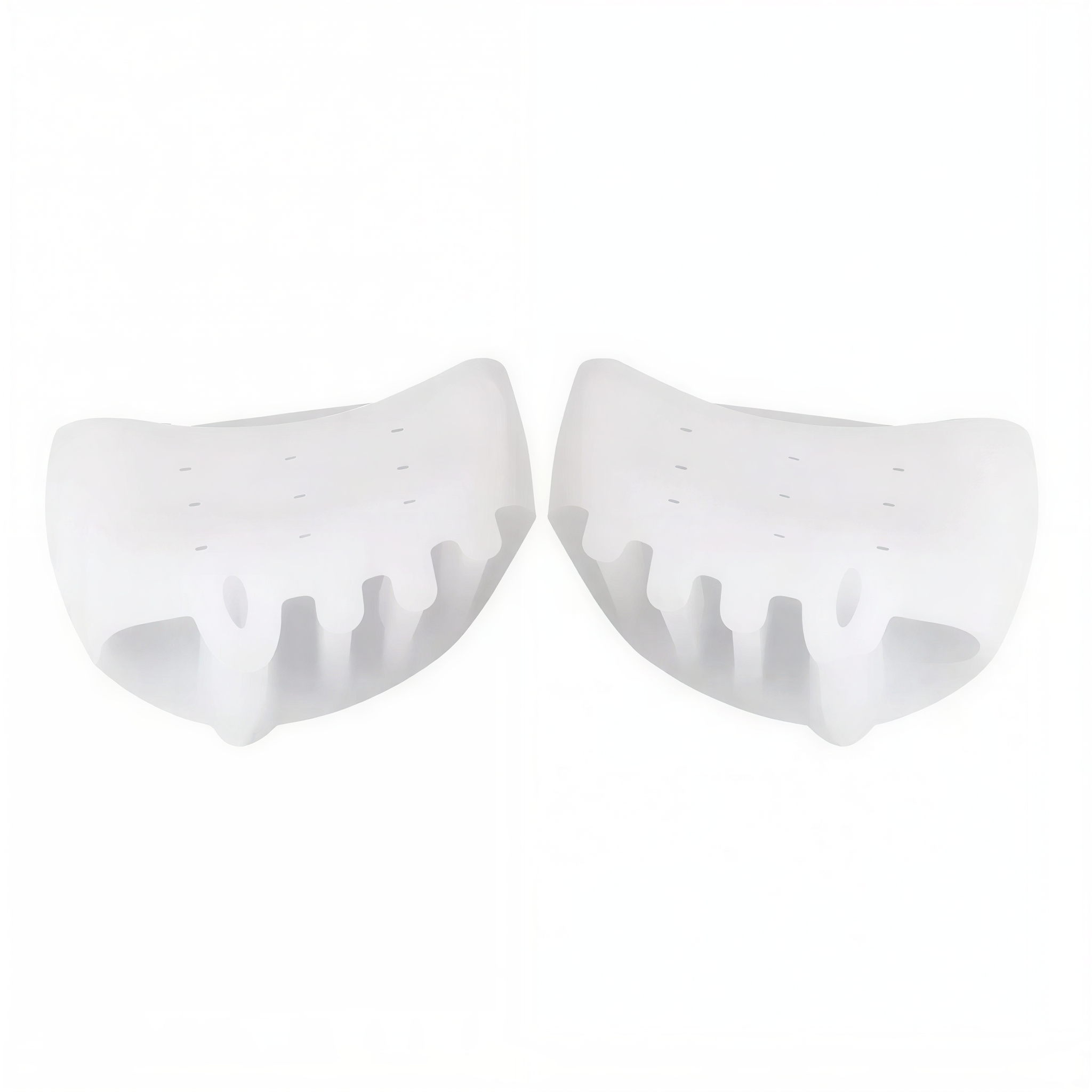 Forefoot Gel Pad with Individual Toe Separator Slots for Enhanced Comfort and Pain Relief