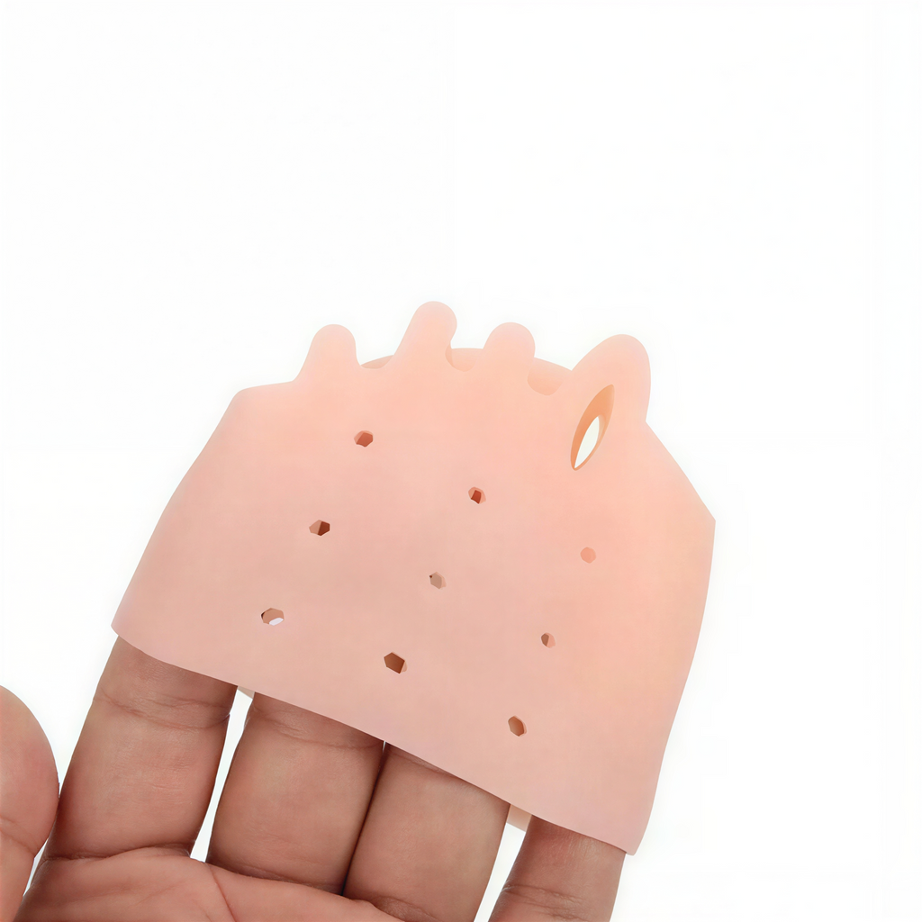 Forefoot Gel Pad with Individual Toe Separator Slots for Enhanced Comfort and Pain Relief