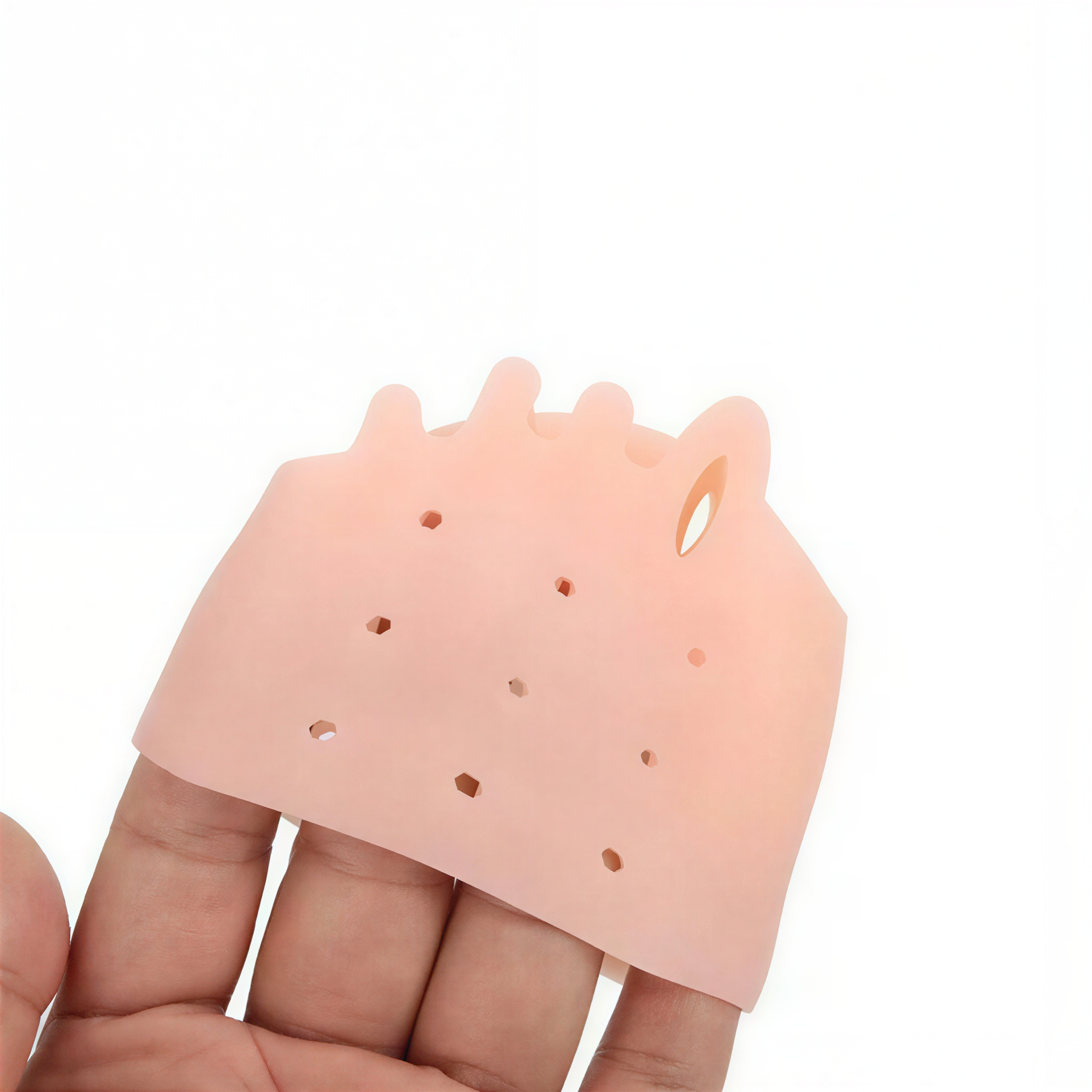 Forefoot Gel Pad with Individual Toe Separator Slots for Enhanced Comfort and Pain Relief