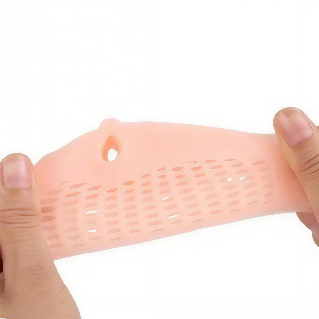 Forefoot Gel Pad with Individual Toe Separator Slots for Enhanced Comfort and Pain Relief