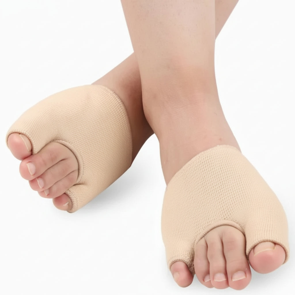 Half Toe Elastic Foot Sleeve with Adjustable Single Toe Anchor Loop for Comfort and Support