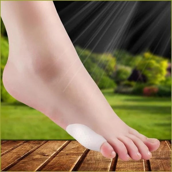Dual Loop Gel Band Silicone Toe Separator for Little Toes - Comfort & Alignment Support