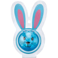 12 Pack LED Flashing Bouncy Balls - Easter Bunny Design - Perfect Kids Party Favors & Egg Hunt Toys