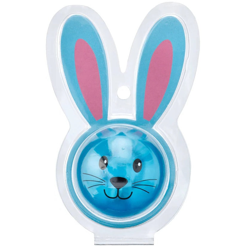12 Pack LED Flashing Bouncy Balls - Easter Bunny Design - Perfect Kids Party Favors & Egg Hunt Toys