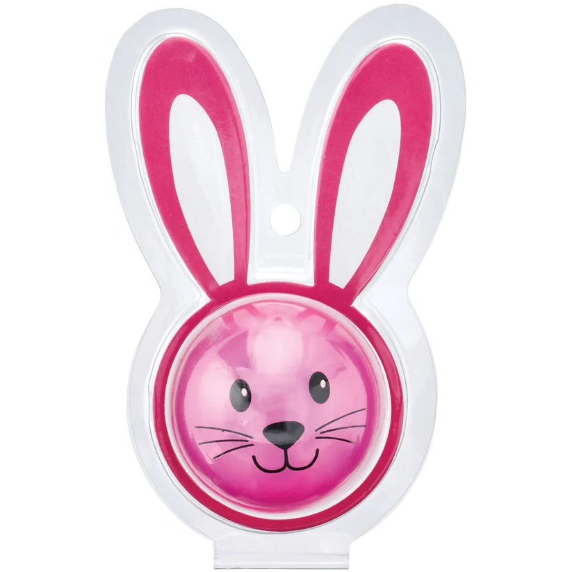 12 Pack LED Flashing Bouncy Balls - Easter Bunny Design - Perfect Kids Party Favors & Egg Hunt Toys
