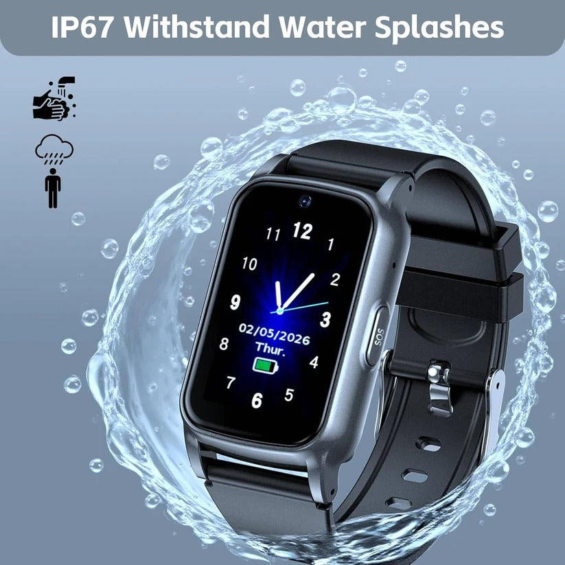 4G Calling GPS Smart Watch with Real-Time Location Tracking - Fitness & Health Monitoring Features