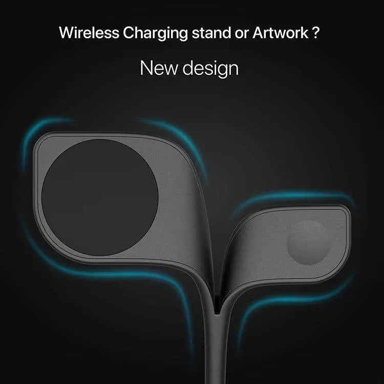 3-in-1 Multi-Device MagSafe Charging Pad for iPhone, AirPods, and Apple Watch - Fast Wireless Charging Station