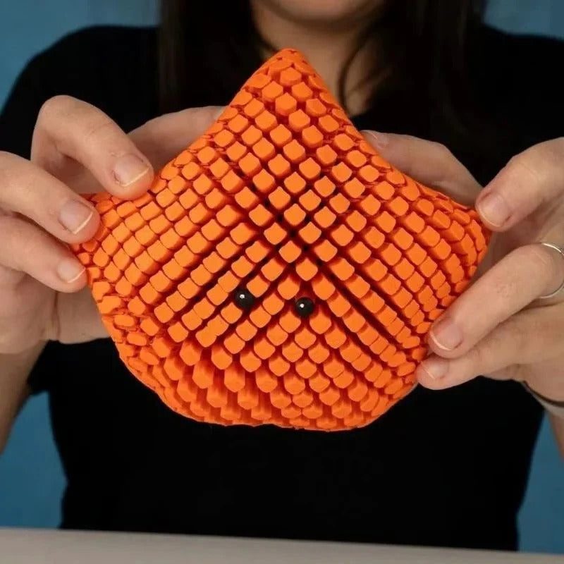 3D Printed Articulated Starfish Fidget Toy - Perfect for Desk & Travel Stress Relief