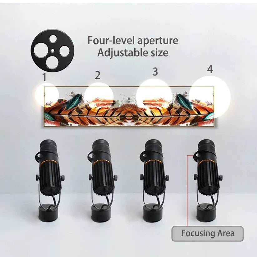 Dimmable Swivel Ceiling Spotlight with Adjustable Mount - Versatile Lighting for Home & Office