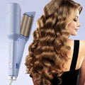 28mm Beach Wave Curling Iron - Adjustable 3 Heat Settings for Effortless Curls