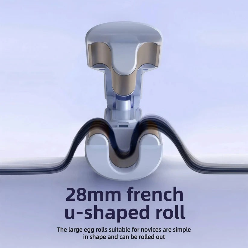28mm Beach Wave Curling Iron - Adjustable 3 Heat Settings for Effortless Curls