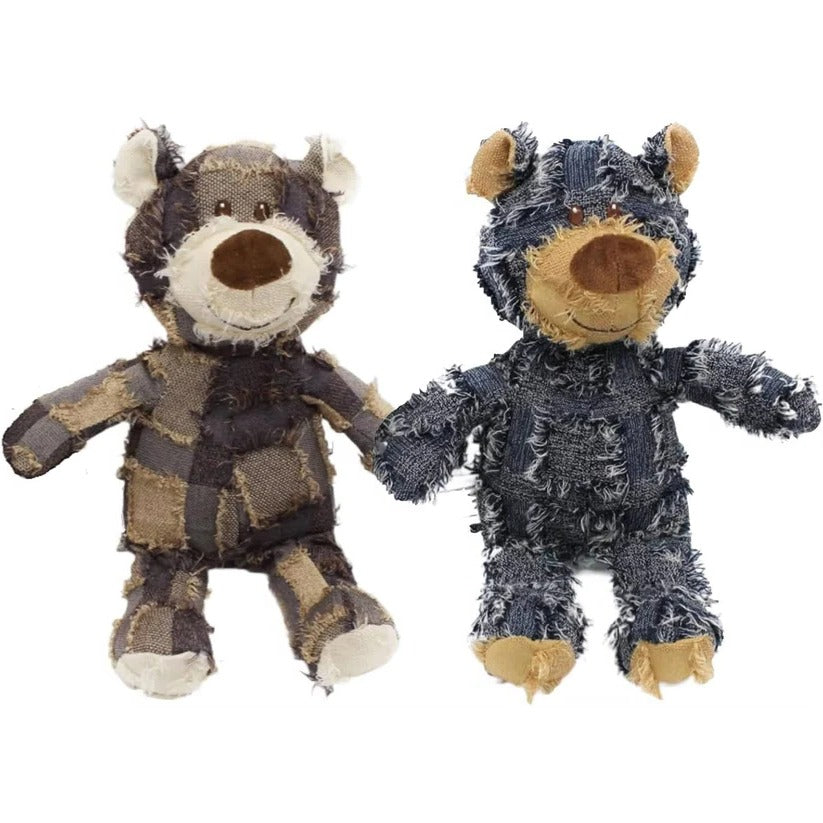 Durable Reinforced Plush Dog Toy with Squeaker - Perfect for Tugging, Chewing, and Interactive Play