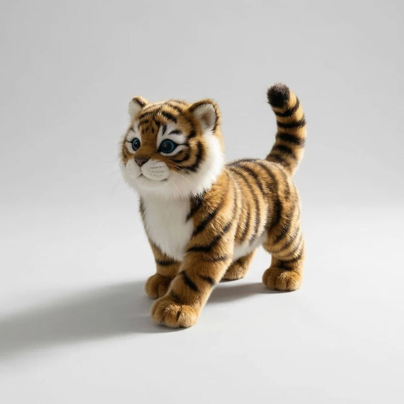 Interactive Battery-Operated Plush Cat Toy with Walking Motion and Sound Effects – Perfect for Kids