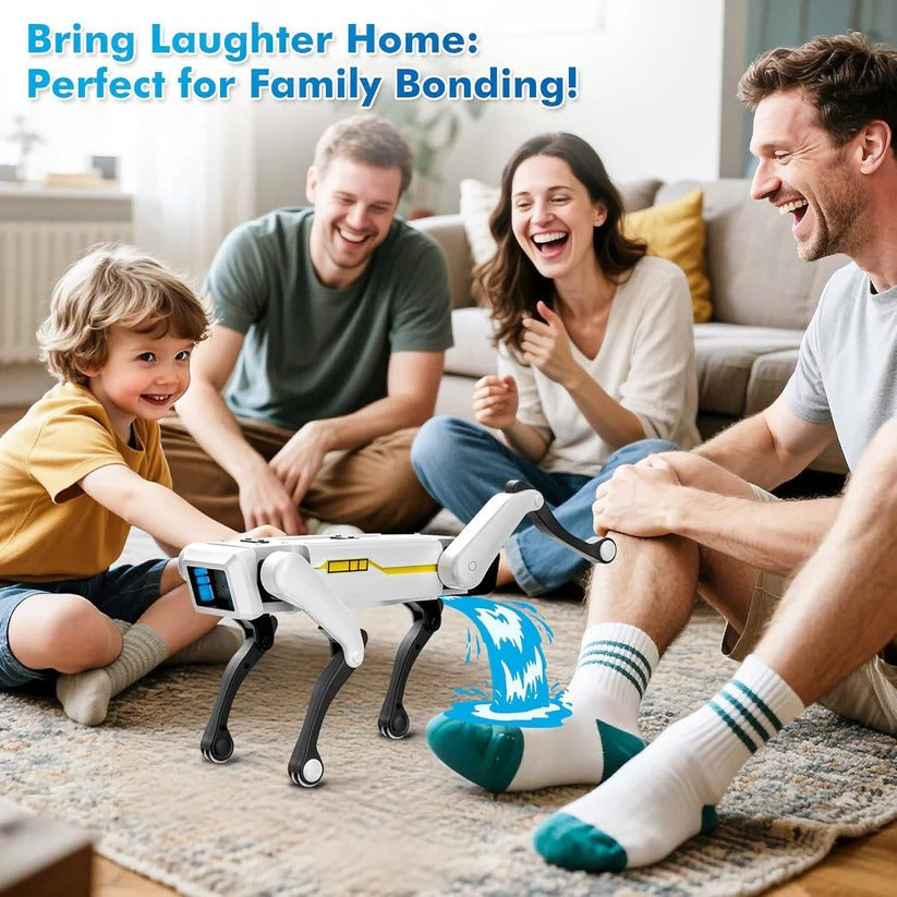 Interactive Rechargeable Robot Dog for Kids - Voice Control, Remote Control & Fun Features