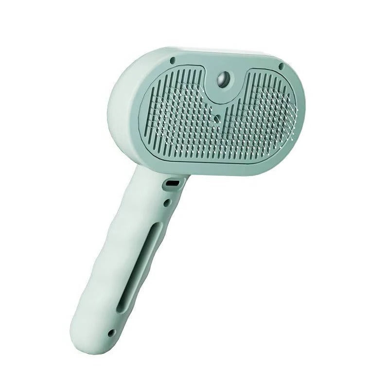 Self-Cleaning Steam Pet Grooming Brush for Dogs & Cats - Effortless Fur Removal & De-shedding Tool