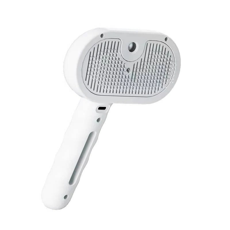 Self-Cleaning Steam Pet Grooming Brush for Dogs & Cats - Effortless Fur Removal & De-shedding Tool