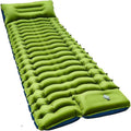 Ultra-Lightweight Inflatable Camping Sleeping Mat with Built-In Pillow - Perfect for Outdoor Adventures