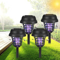 4-Pack Solar Powered Mosquito Zapper & Trap Lights for Patio & Backyard - Eco-Friendly Insect Control Solution