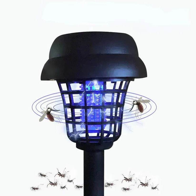 4-Pack Solar Powered Mosquito Zapper & Trap Lights for Patio & Backyard - Eco-Friendly Insect Control Solution