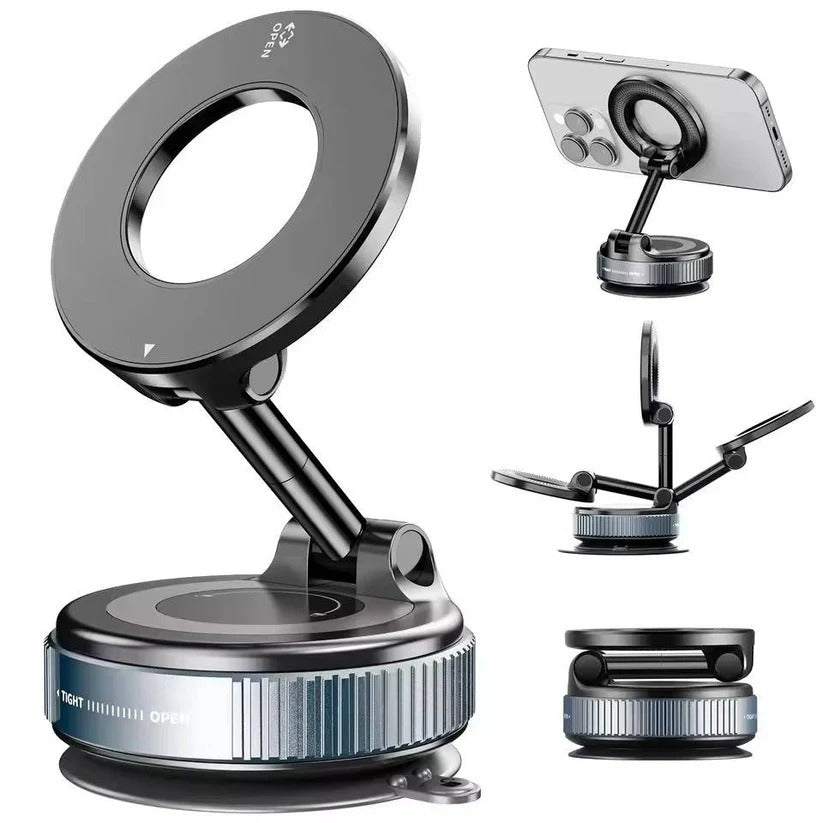 360° Rotating Foldable Magnetic Car Phone Mount - Hands-Free & Adjustable for Ultimate Convenience