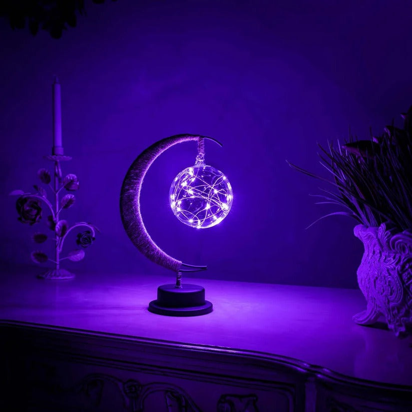 Realistic 3D Moon Lamp - Detailed Celestial Surface Design for Home Decor & Night Light