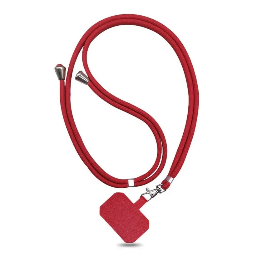 Adjustable Hands-Free Crossbody Lanyard Phone Carrier - Stylish & Convenient Strap for All Phone Sizes