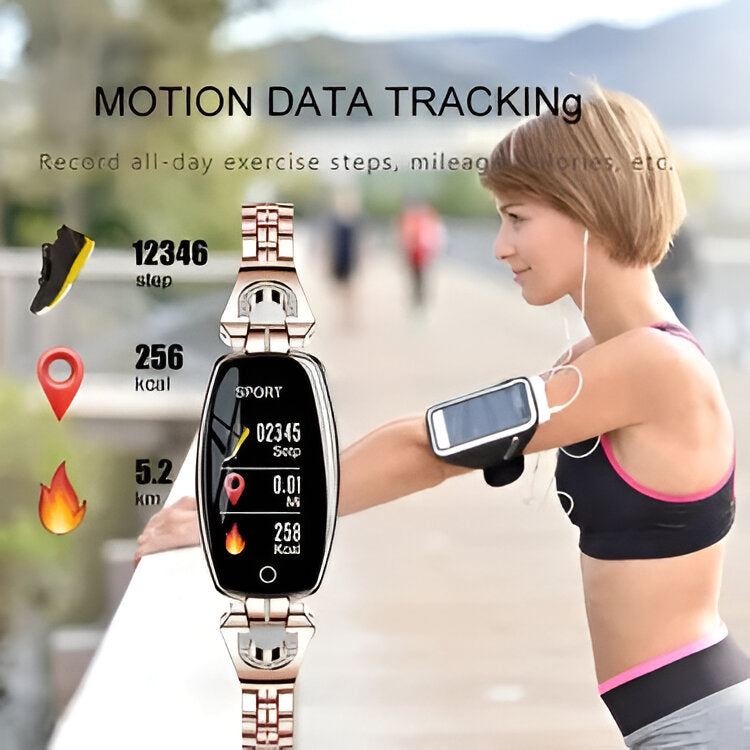 Women's Smart Fitness Tracker with Heart Rate Monitoring, Activity Tracking & Sleep Analysis