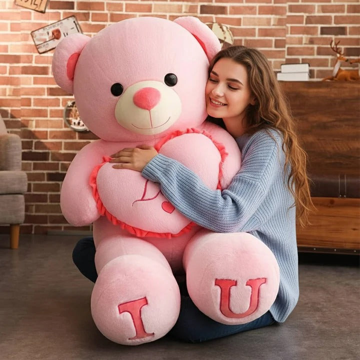 Extra-Large Plush Teddy Bear - Soft & Cuddly Stuffed Animal for Kids and Adults