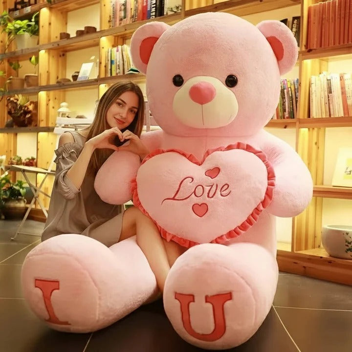 Extra-Large Plush Teddy Bear - Soft & Cuddly Stuffed Animal for Kids and Adults