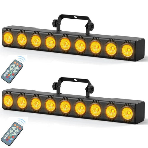 36W RGBW LED Wash Light Bar - DMX DJ Stage Uplight with Remote Control for Parties, Events & Performances