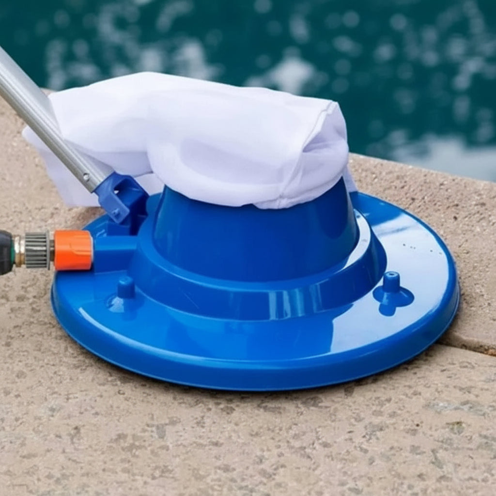 Efficient Swimming Pool Leaf Vacuum Cleaner - Compatible with Garden Hose for Easy Debris Removal