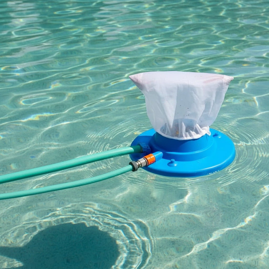 Efficient Swimming Pool Leaf Vacuum Cleaner - Compatible with Garden Hose for Easy Debris Removal