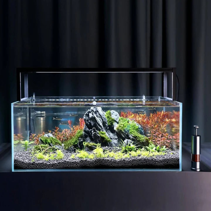 Compact Mini Aquarium Fish Feeder - Automatic, Easy-to-Use, Ideal for Small Tanks