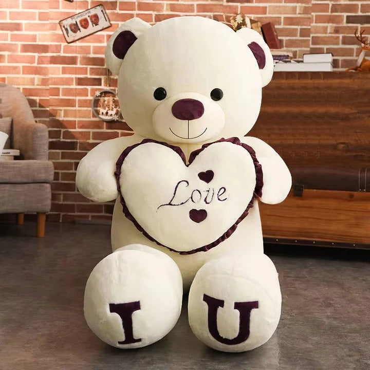 Extra-Large Plush Teddy Bear - Soft & Cuddly Stuffed Animal for Kids and Adults