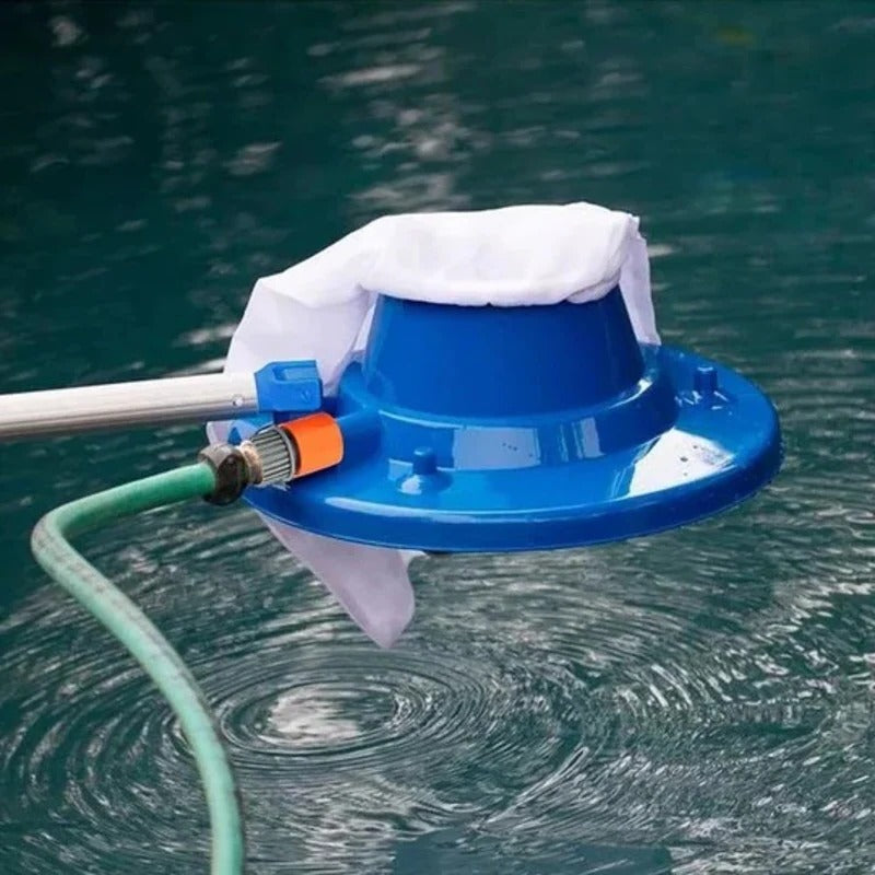 Efficient Swimming Pool Leaf Vacuum Cleaner - Compatible with Garden Hose for Easy Debris Removal