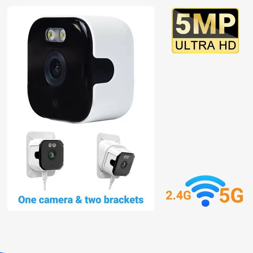 Wi-Fi Window Security Camera with Color Night Vision & Two-Way Audio - Smart Home Surveillance Solution