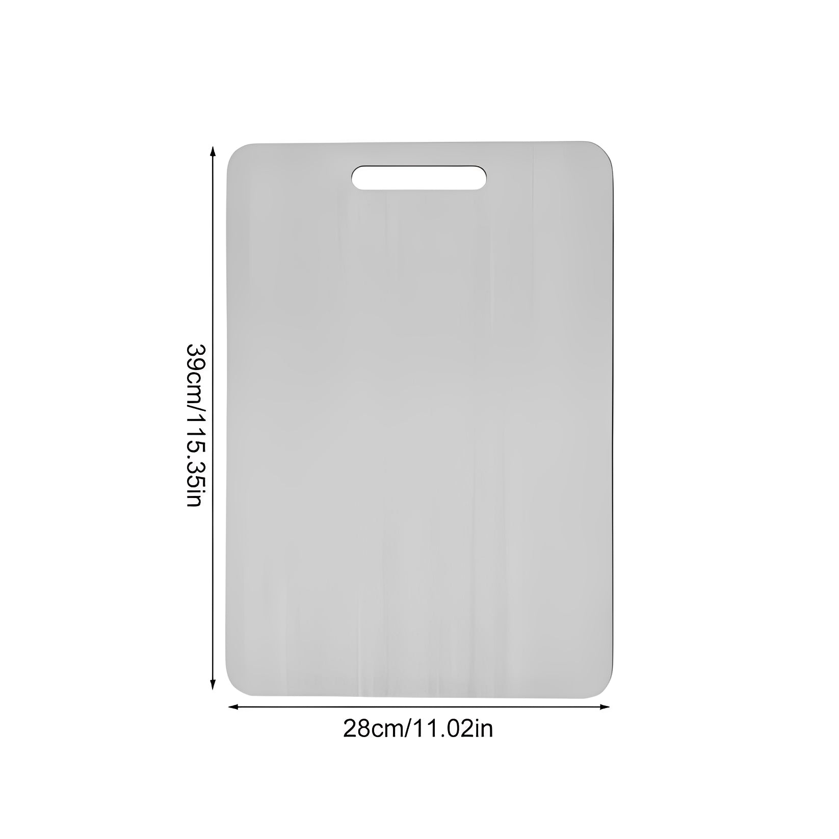 Premium Stainless Steel Cutting Board for Meat, Vegetables & Fruits - Durable, Easy to Clean, Non-Porous Design