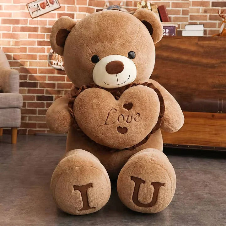 Extra-Large Plush Teddy Bear - Soft & Cuddly Stuffed Animal for Kids and Adults