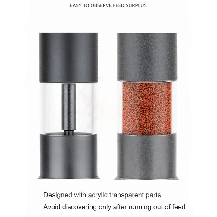 Compact Mini Aquarium Fish Feeder - Automatic, Easy-to-Use, Ideal for Small Tanks
