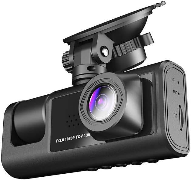Dual Lens Dash Camera with Front & Rear Recording, 2-Inch Display & Parking Monitor – High-Definition Vehicle Security Camera