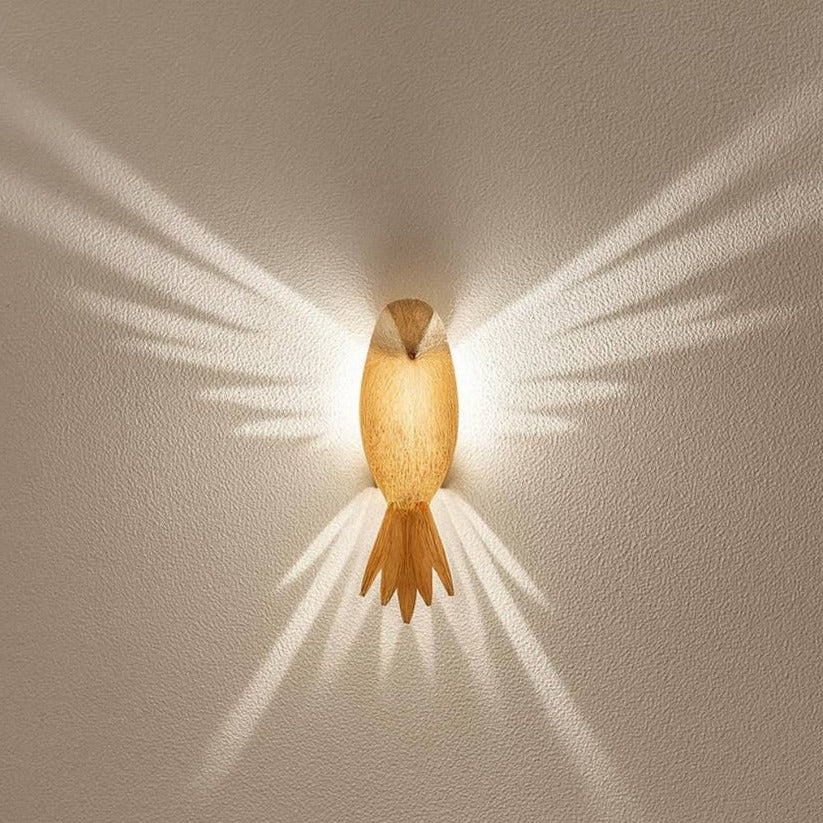 3D Bird Wing Projection Wall Light - Stunning Indoor Decorative Lighting for Unique Ambiance