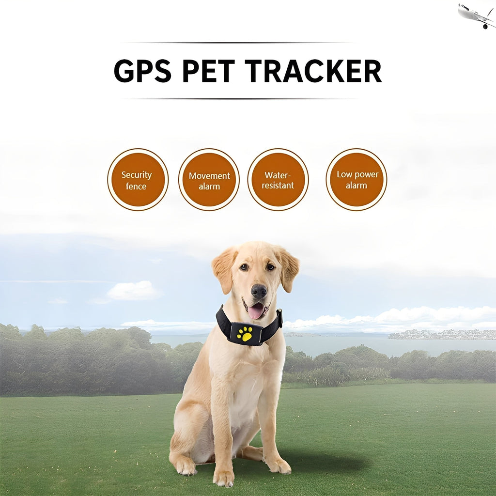 Smart GPS Pet Collar with Real-Time Location Tracking App & Adjustable Strap for Comfort