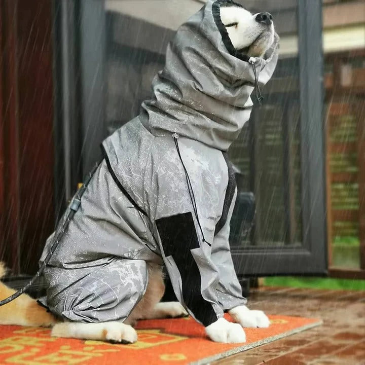 Adjustable Waterproof Dog Raincoat - Perfect Fit for All Breeds