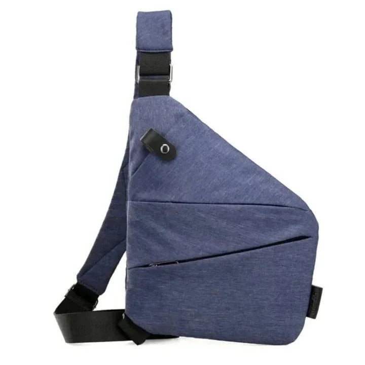Unisex Crossbody Bag with Hidden Zipper | Secure & Stylish Design for Everyday Use