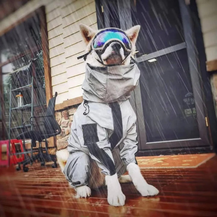 Adjustable Waterproof Dog Raincoat - Perfect Fit for All Breeds
