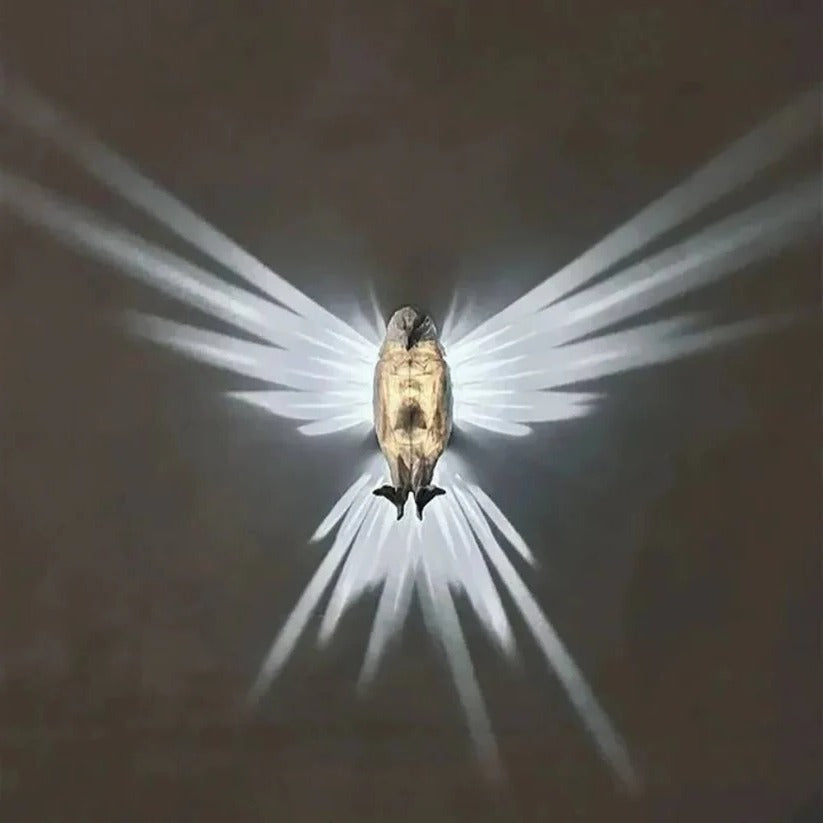 3D Bird Wing Projection Wall Light - Stunning Indoor Decorative Lighting for Unique Ambiance