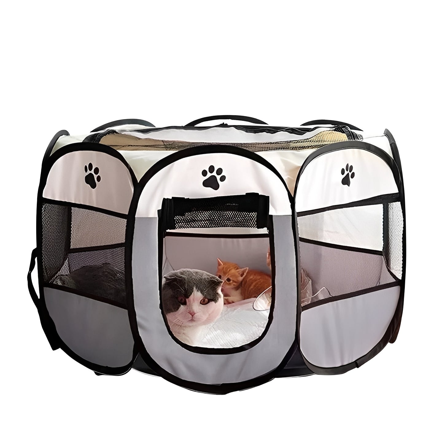 Cozy Indoor/Outdoor Pet Tent for Cats & Small Dogs - Portable, Waterproof, and Easy to Assemble