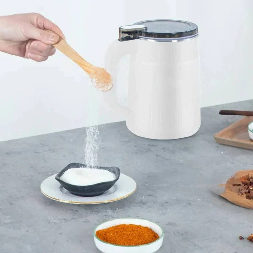 Compact Electric Grain Mill - Fresh Flour & Cereal Grinder for Home Use