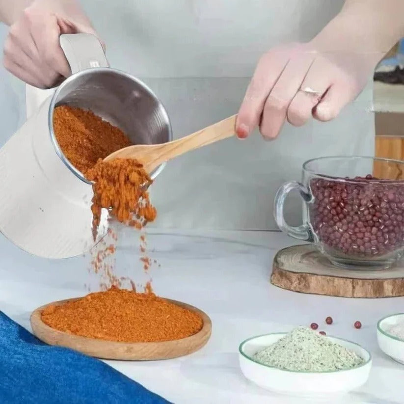 Compact Electric Grain Mill - Fresh Flour & Cereal Grinder for Home Use