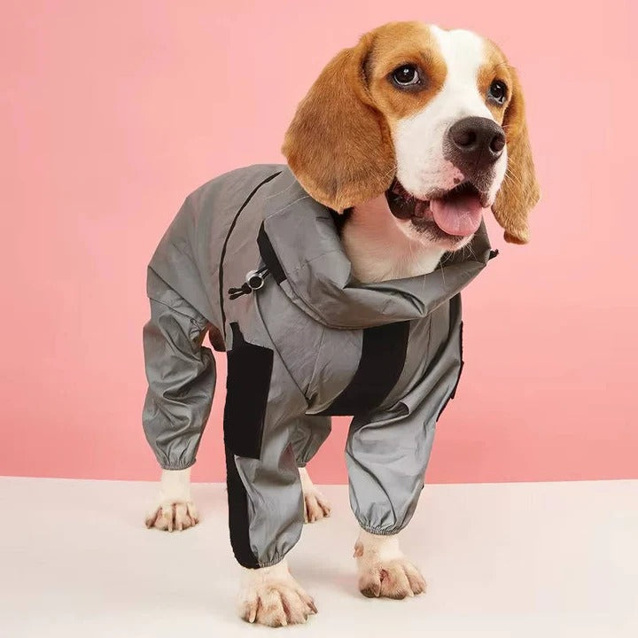 Adjustable Waterproof Dog Raincoat - Perfect Fit for All Breeds